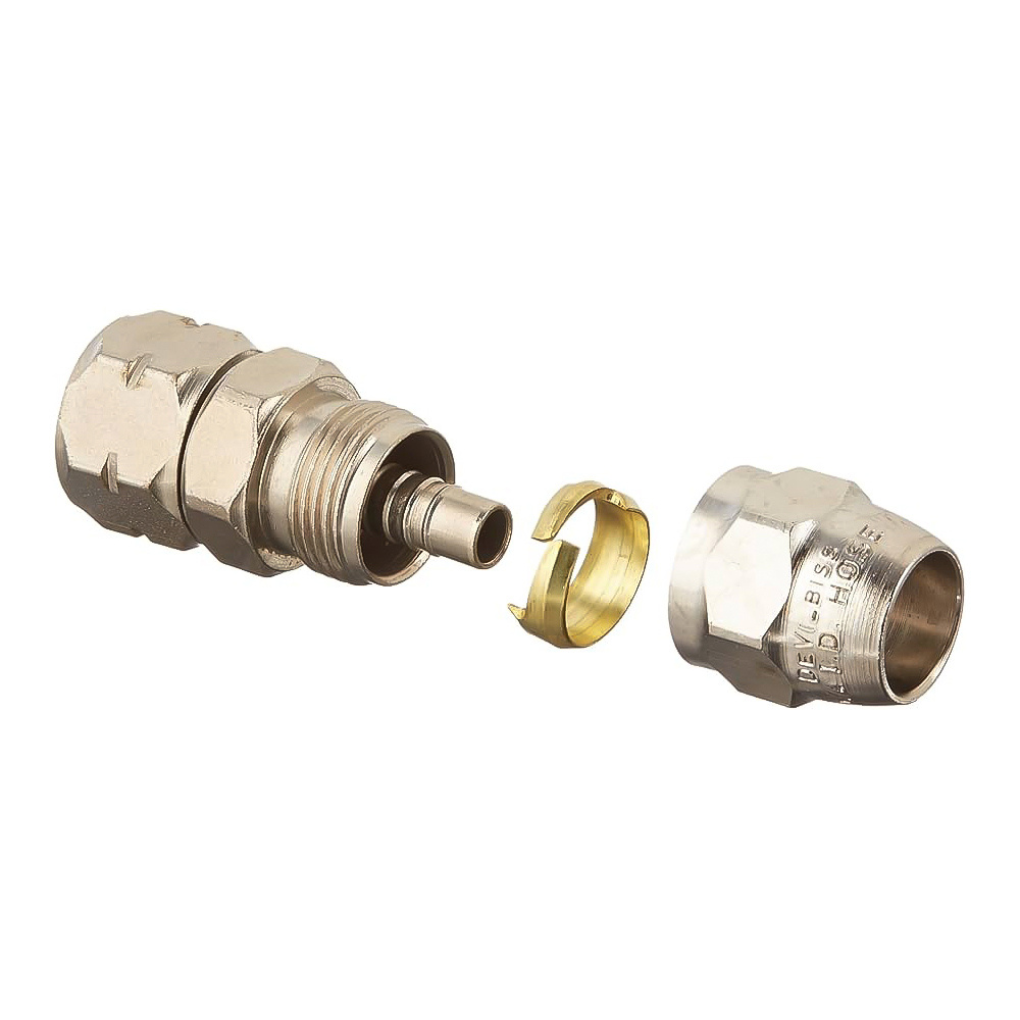 Raccord produit nps 1/4" pour tuyau produit noir