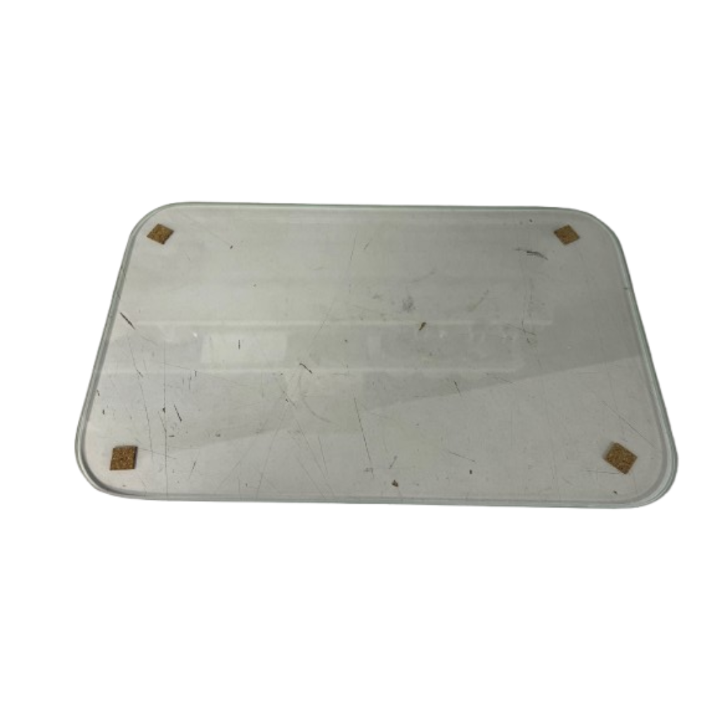 Vitre Securité Extérieure 475x295 angle arrondis pour cabine à manches