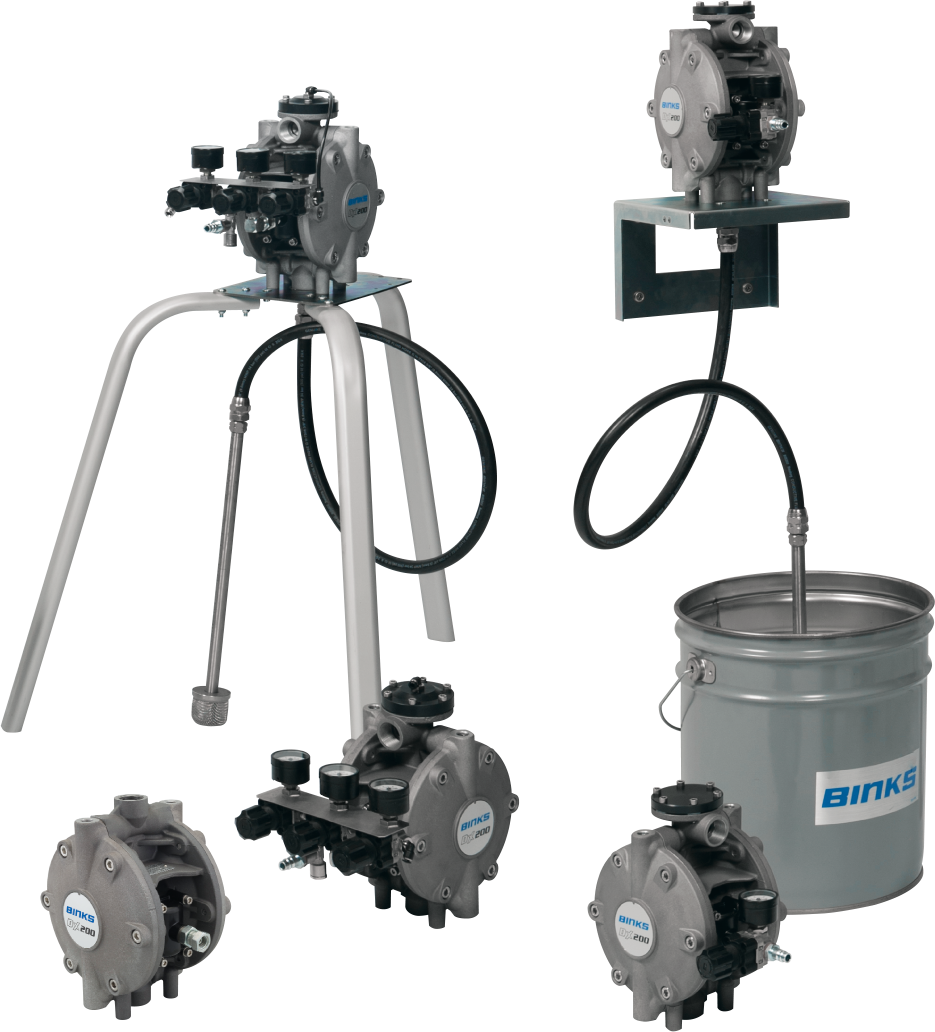 Pompe Pneumatique à membranes DX200